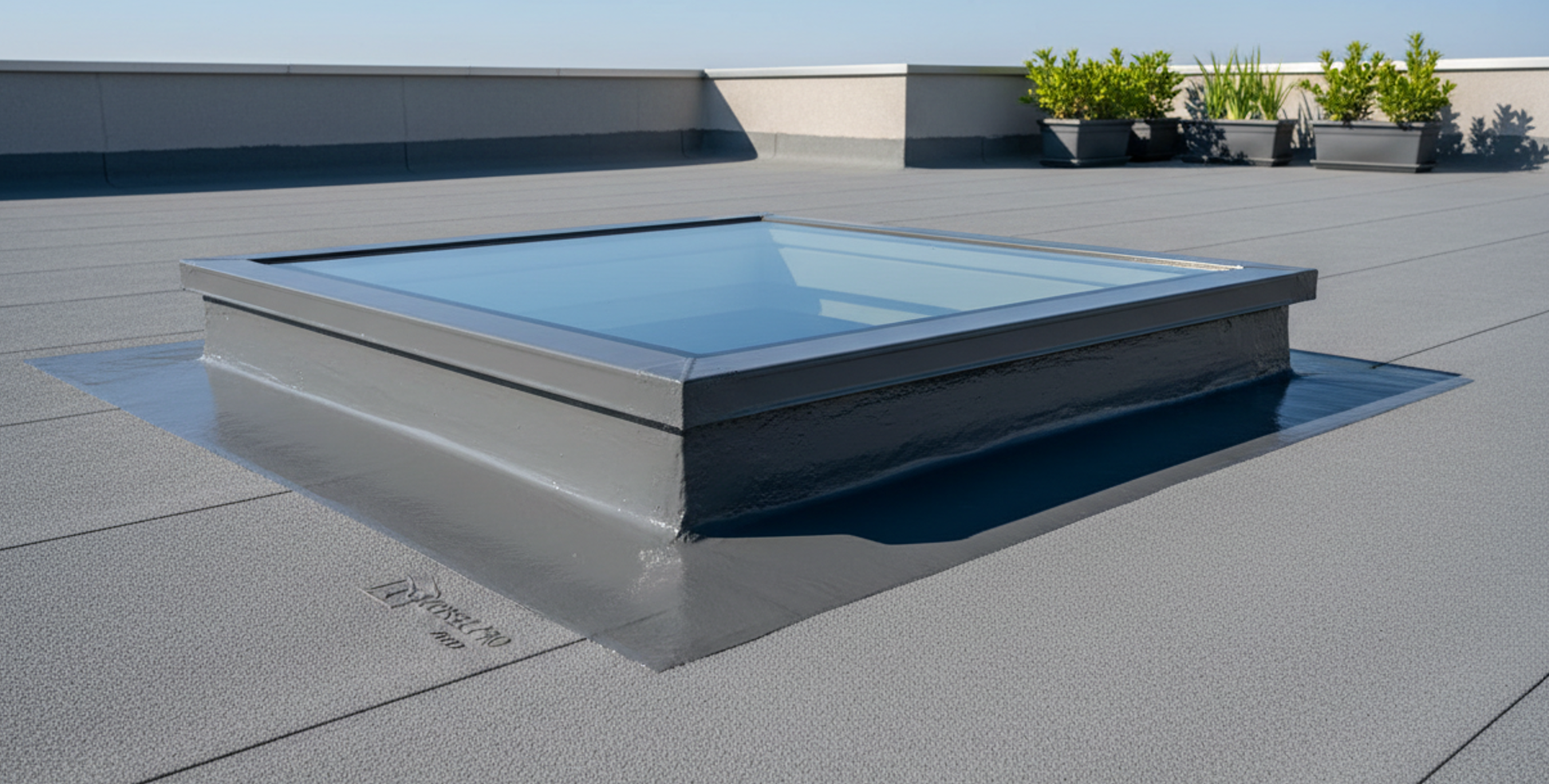 ROOF-COAT FIBER Silikon-Dachabdichtung, verstärkt mit Glasfaser