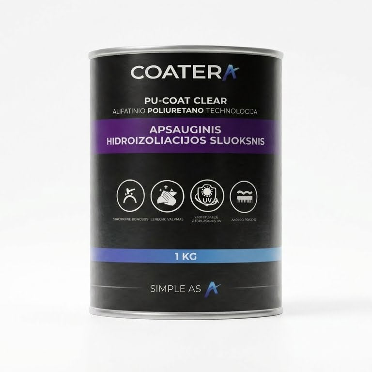 PU-COAT CLEAR transparente Abdichtung für Fliesen