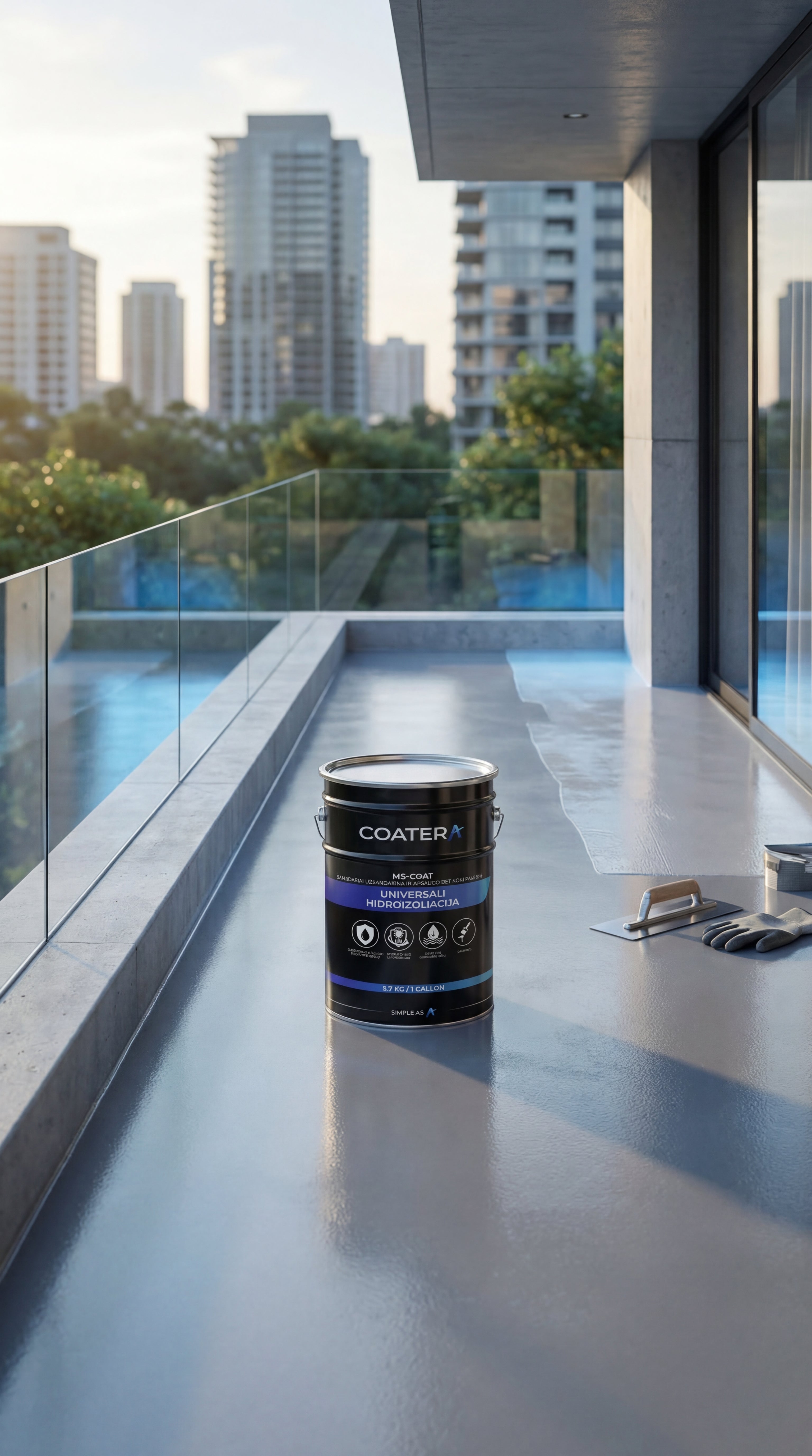 Pamirškite praleidžiančius stogus – besiūlė hidroizoliacija visam gyvenimui.